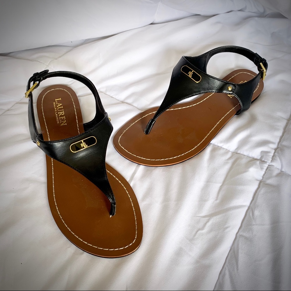 Lauren By Ralph Lauren Patsi T-strap Thong Sandal